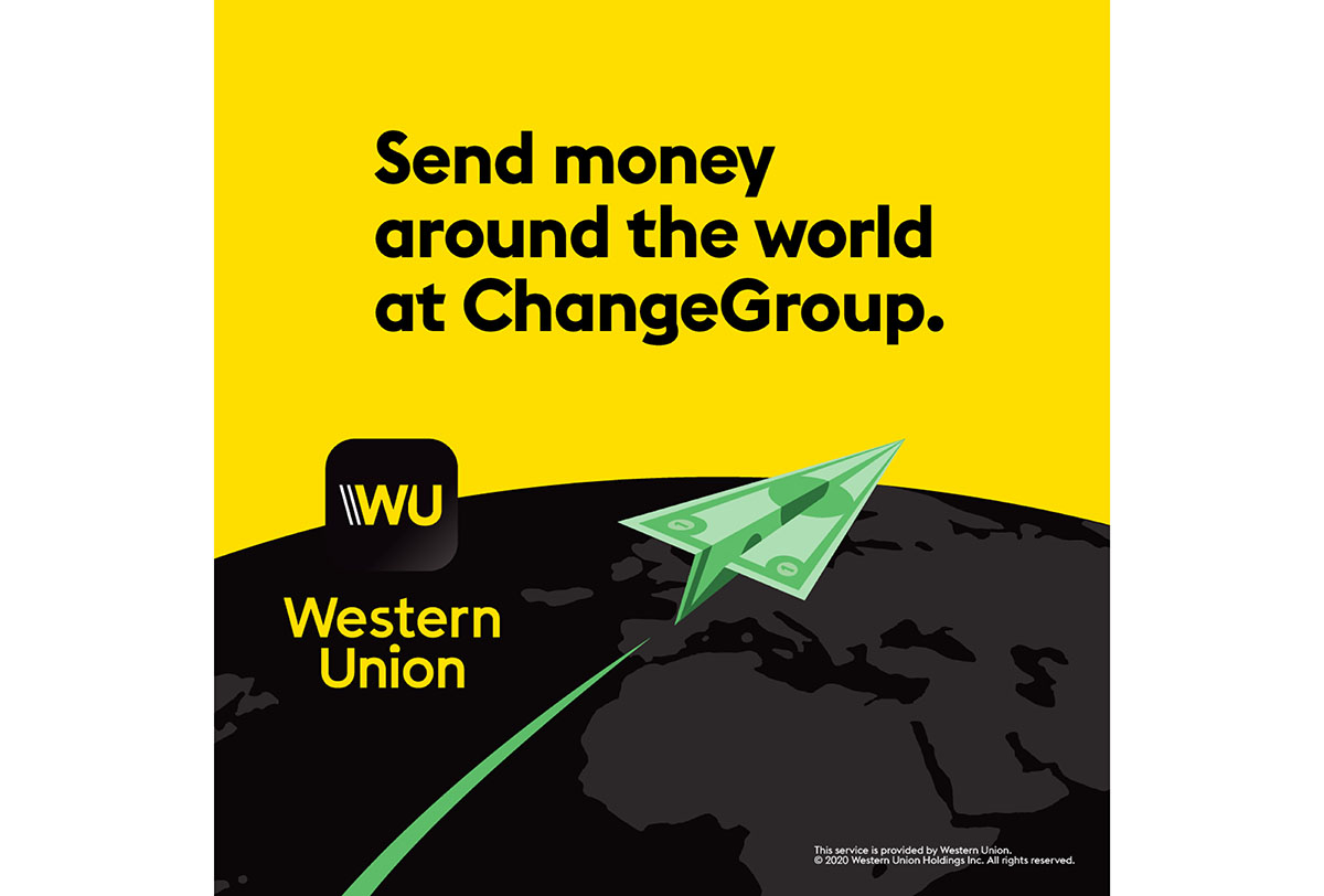 WU: Send money around the world at ChangeGroup